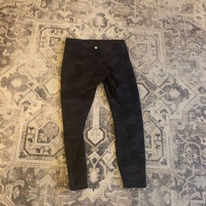 lululemon athletica Black Camo Leggings